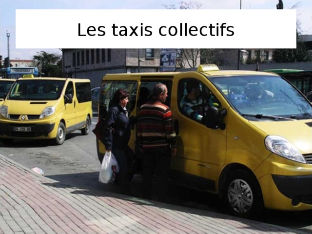 Les taxis collectifs 