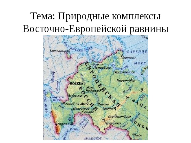 План описания природного района восточно европейская равнина