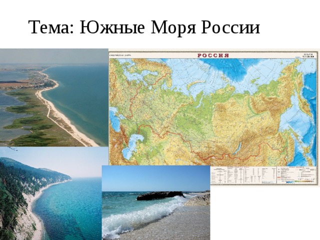Тема: Южные Моря России 