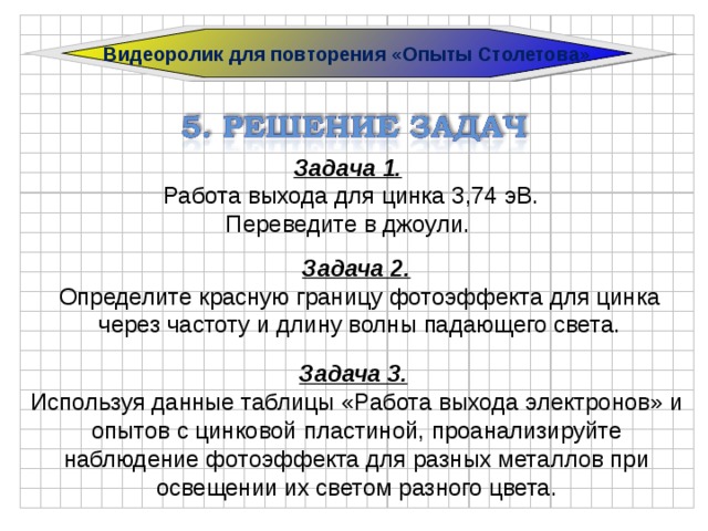 Повторите опыт. Работа выхода для цинка 3.74 ЭВ переведите в джоули. Работа выхода в джоулях. Работа выхода цинка. Задача 1. работа выхода для цинка 3,74 ЭВ. Переведите в джоули..