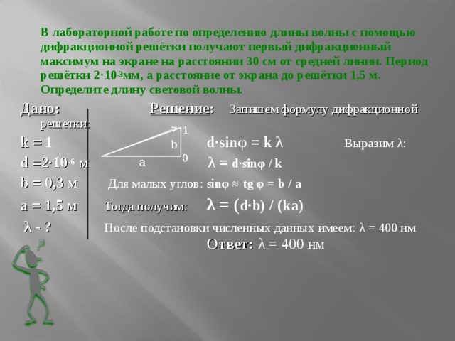 Как определить период решетки