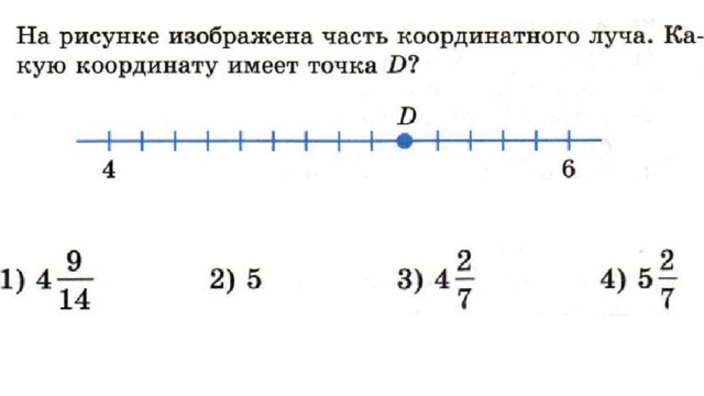 На рисунке изображен координат