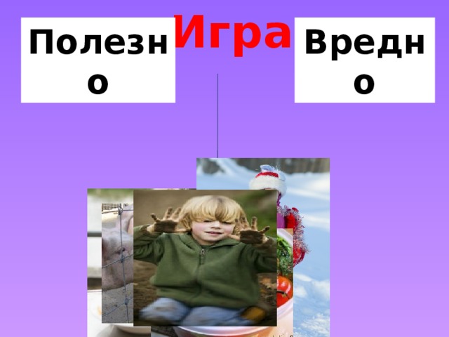 Игра Полезно Вредно  