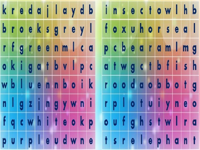 Find the words 