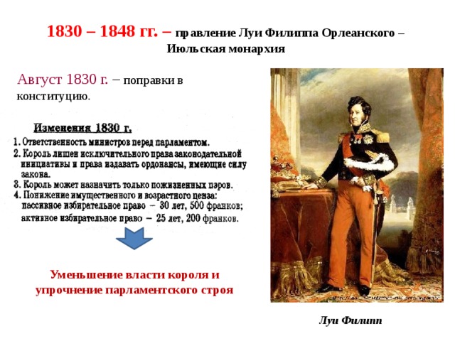 Июльская монархия. 1830-1848 - Правление короля-буржуа Луи Филиппа Орлеанского. Июльская монархия Луи Филиппа Орлеанского. Луи Филипп Июльская монархия. Июльская монархия во Франции 1830-1848.