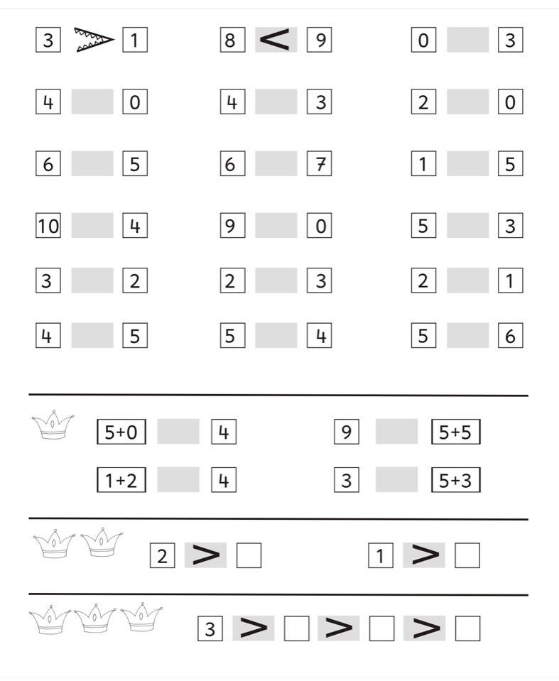 Математика 1 класс больше меньше или. Задания для дошкольников на сравнение чисел в пределах 10. Примеры больше меньше равно. Примеры больше меньше. Больше меньше или равно для дошкольников.