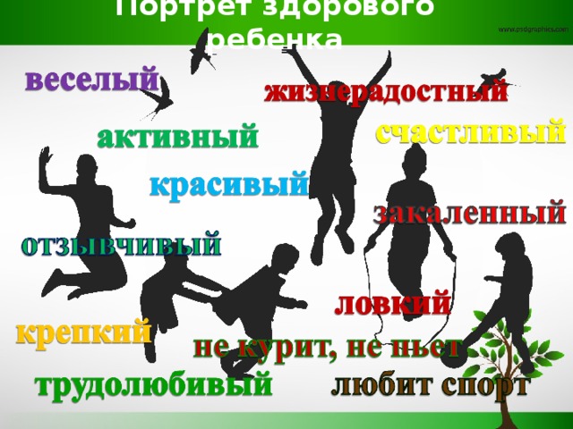 Портрет здорового ребенка