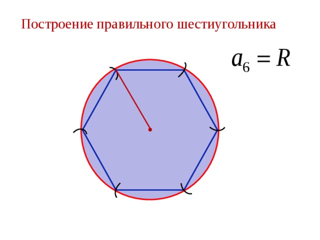 Как нарисовать шестигранник циркулем