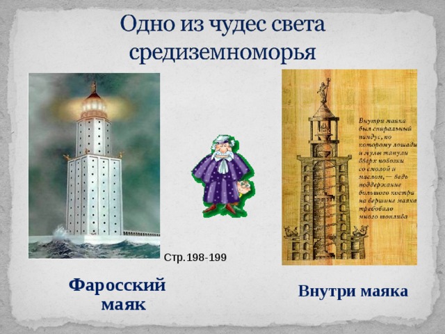 Стр.198-199 Фаросский маяк Внутри маяка 