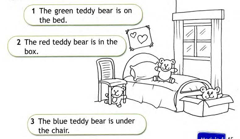 Under bear перевод. The Green Teddy Bear on the Bed. Read and Colour the Green Teddy Bear is on the Bed. Teddy спотлайт 2 класс. Read and Colour 2 класс.