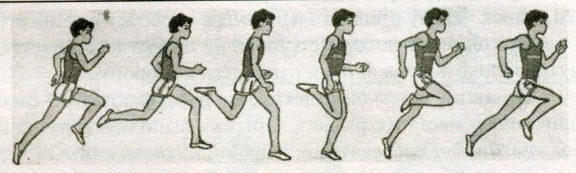 Бег на 30 метров рисунок