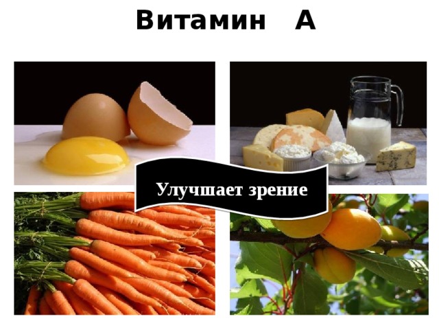 Витамин А Улучшает зрение 