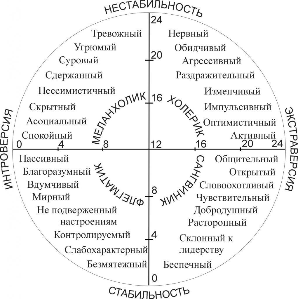 Кто Я-определяем темперамент