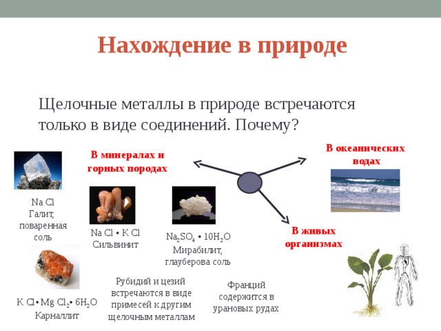 В природе металлы встречаются в виде. Соли щелочных металлов нахождение в природе. Нахождение металлов в природе. Нахождение в природе щелочных металлов. Щелочи 