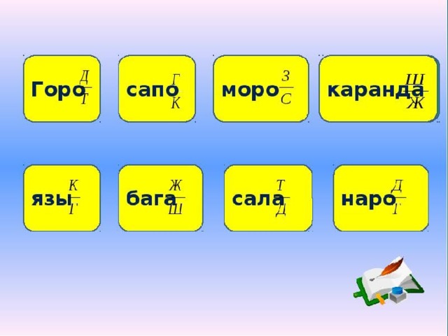 Парные звонкие и глухие согласные 2 класс презентация
