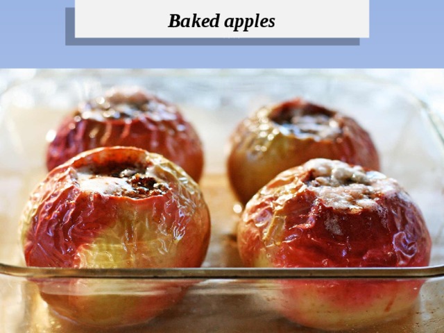 Baked apples 