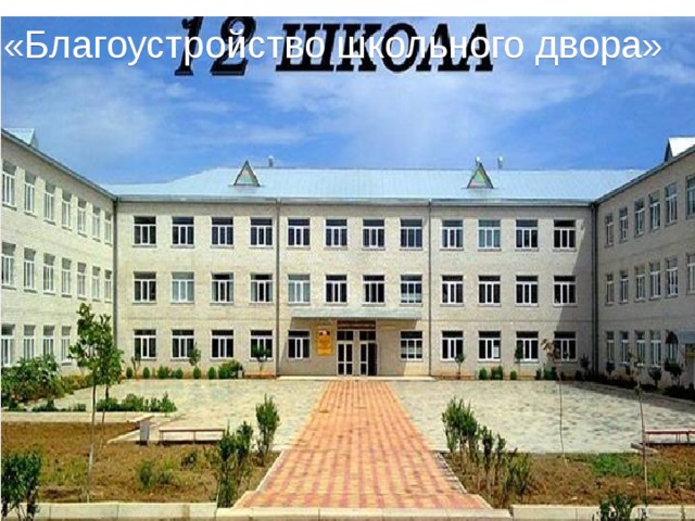 Благоустройство школьного двора проект презентация "Благоустройство школьного двора