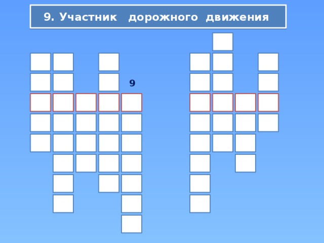 9. Участник дорожного движения 9 