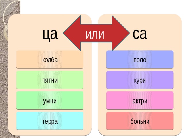 Дифференциация ц с презентация