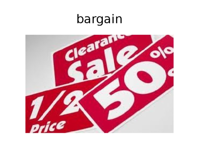bargain 