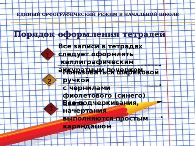 Единый орфографический режим в начальной. Орфографический режим в начальной школе. Орфографический режим по русскому языку в начальной школе по ФГОС.