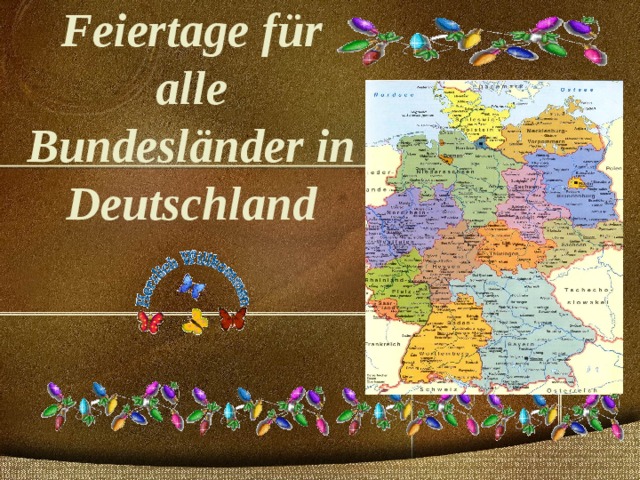 Feiertage für alle Bundesländer in Deutschland   