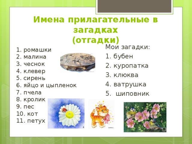 Русские загадки 3 класс