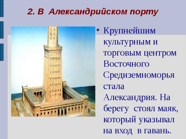 Презентация александрия египетская 5 класс фгос