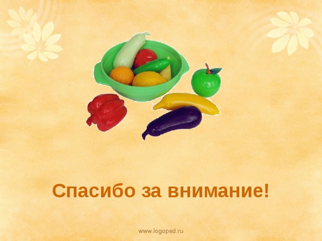 Спасибо за внимание! www.logoped.ru 