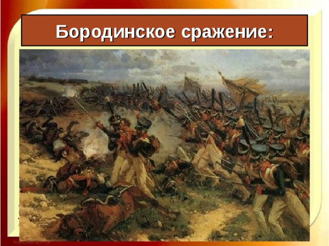 Бородинское сражение: 