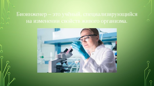 Биоинженер где учиться в россии что написать в гипотезе проекта
