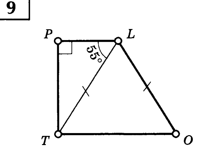 Трапеция 90 градусов. Найдите углы трапеции TPLO.. Прямоугольная трапеция TPLO. Найдите углы трапеции TPLO 55. TPLO трапеция угол l 55.
