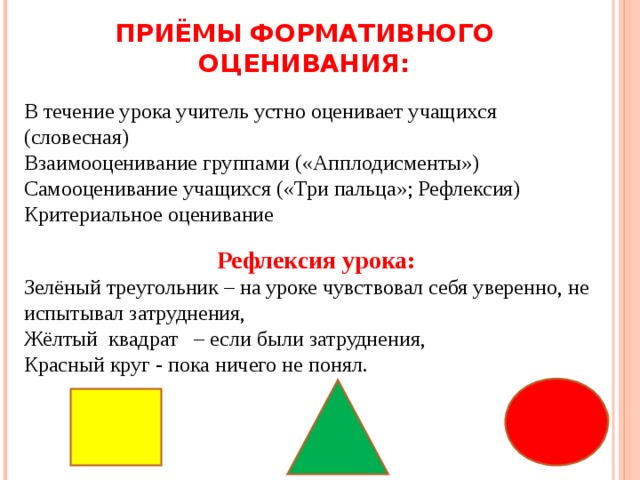 Формативное оценивание презентация