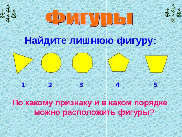 Как расположены фигуры