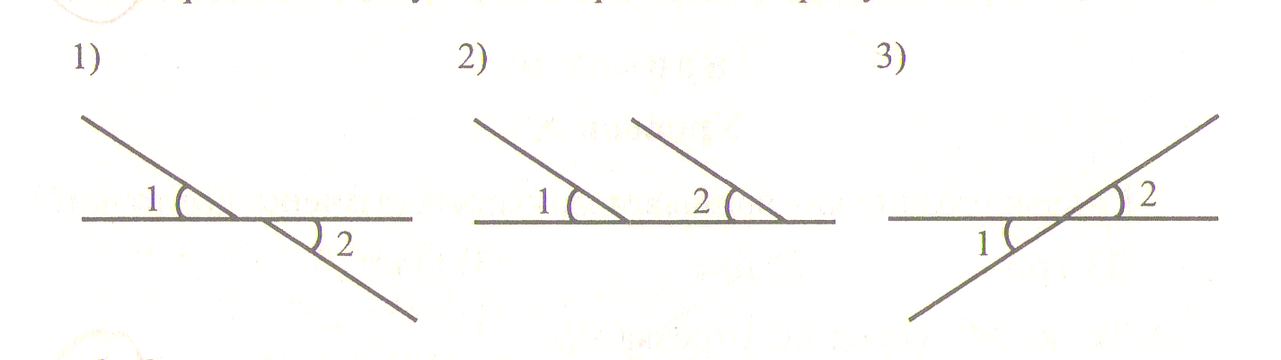 На каком рисунке изображен угол смежный с углом кнм