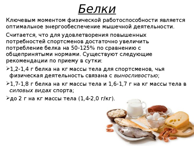 Исследовательский проект питание спортсмена