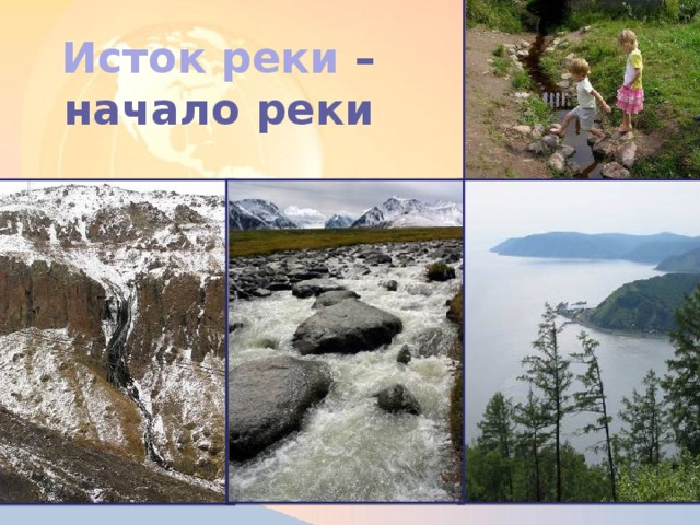 Исток реки – начало реки  