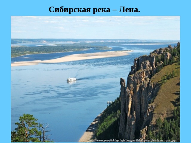 Сибирская река – Лена.  