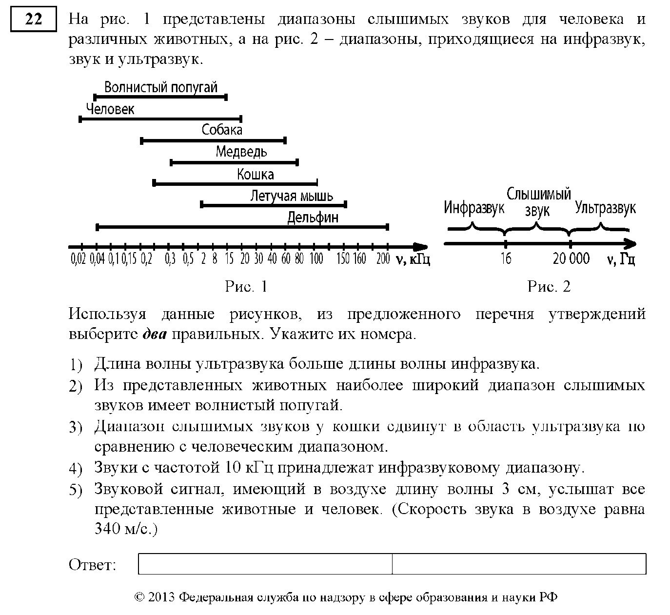 Контрольная работа механические колебания и волны звук. Диапазон слышимых звуков у кошки. Звуки с частотой 10 КГЦ принадлежат инфразвуковому диапазону..