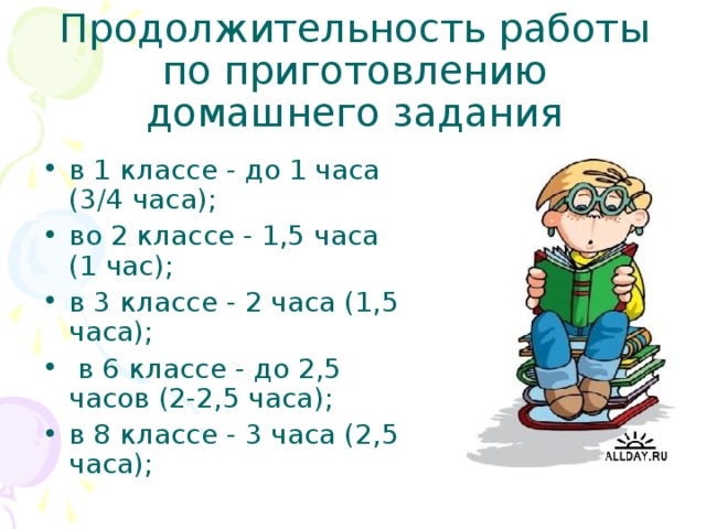 Срок синоним. Продолжительность домашнего задания в 1 классе. Домашние задания 2 класс родительское собрание. Причины введения домашнего задания в 1 классе. Приготовление домашнего задания в 15 -16 часов.