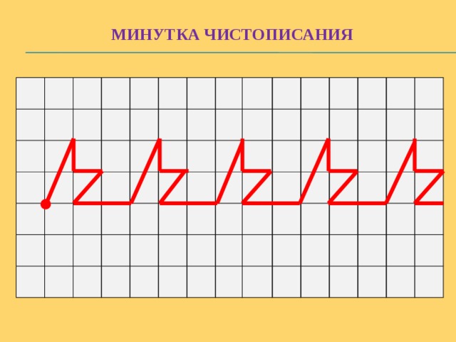 Чистописание математика 2 класс образцы