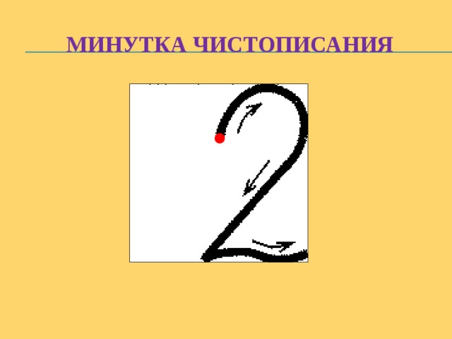 Минутка чистописания 