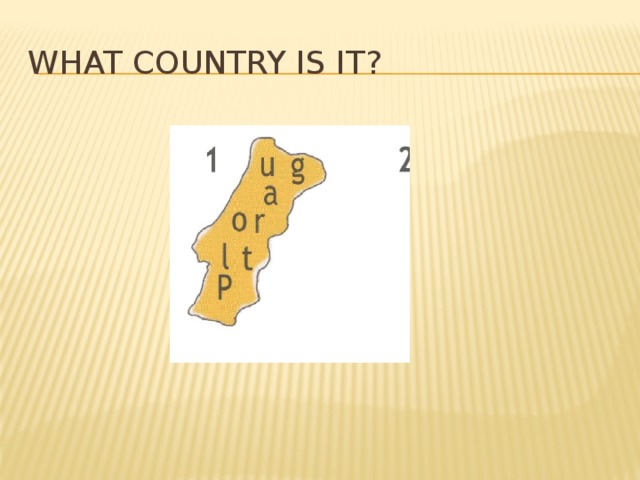 What country is it? 
