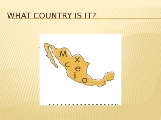 What country is it? 