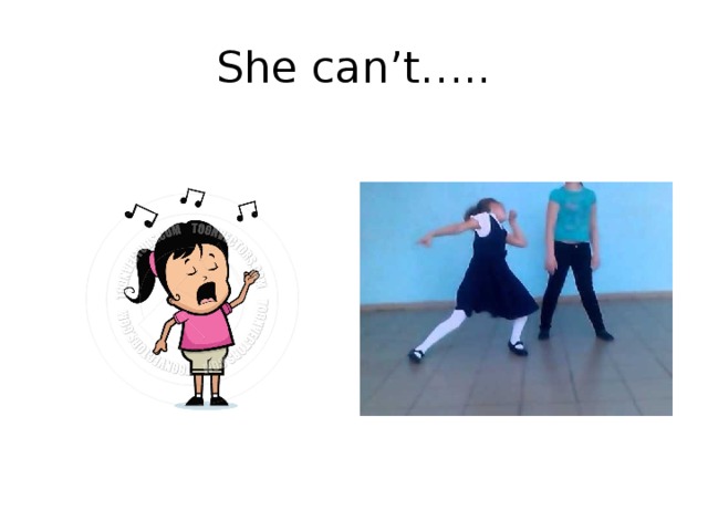 She can’t….. 