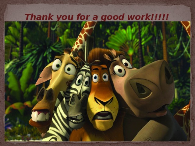 Thank you for a good work!!!!! 