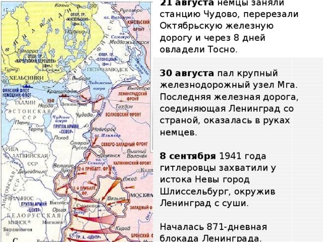 Почему не удалось захватить ленинград