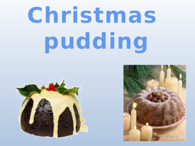 Christmas pudding 
