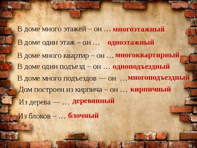 Виды жилых помещений презентация сбо 5 класс