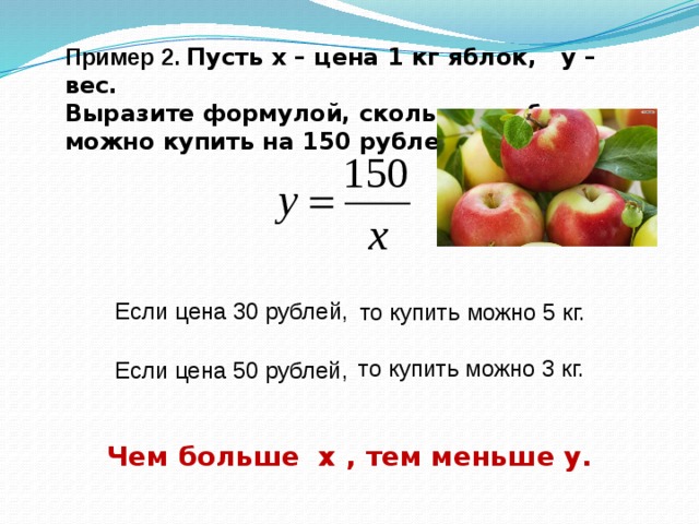 Килограмм яблок стоит а рублей